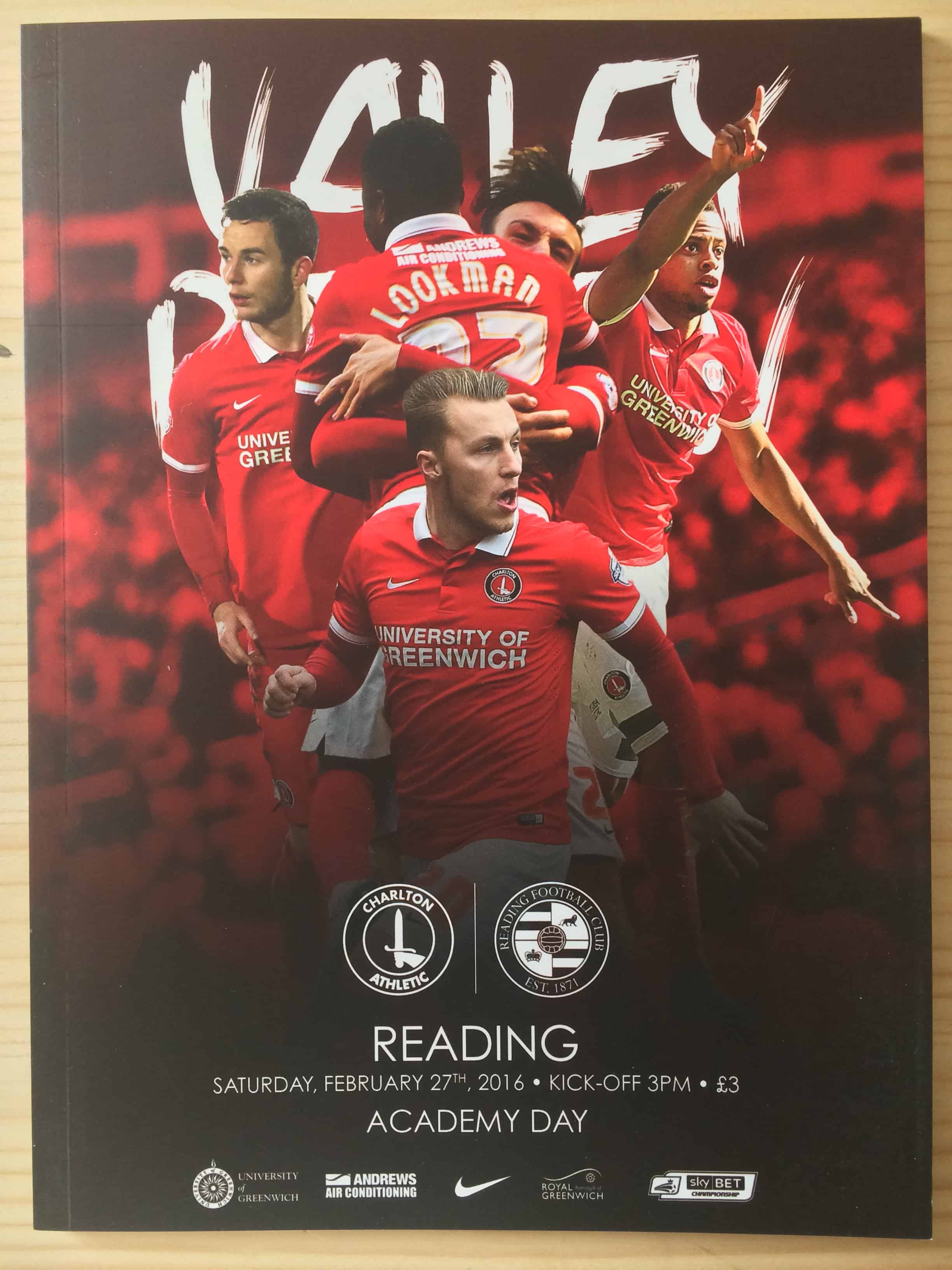 Charlton Athletic FC v Reading FC